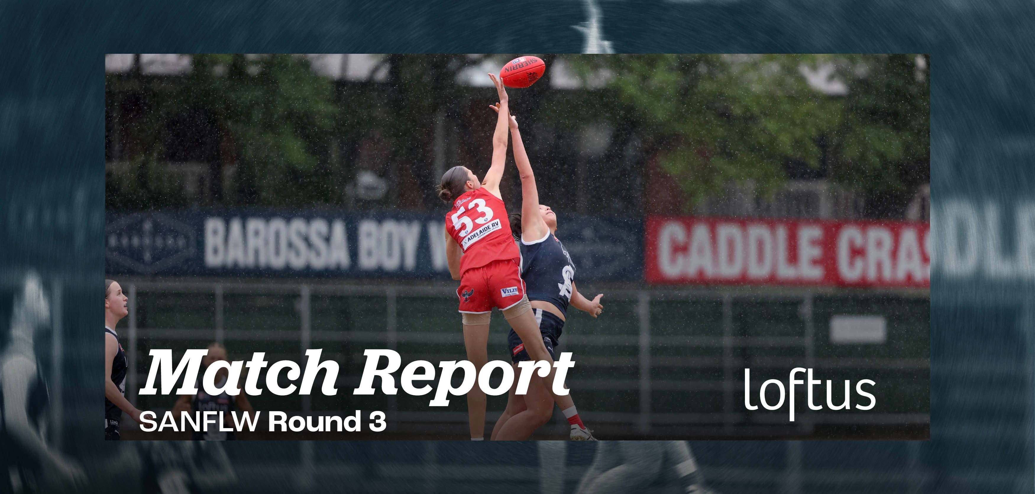Loftus Match Report: Round 3 SANFLW v North Adelaide Loftus Match Report: Round 3 SANFLW v North Adelaide